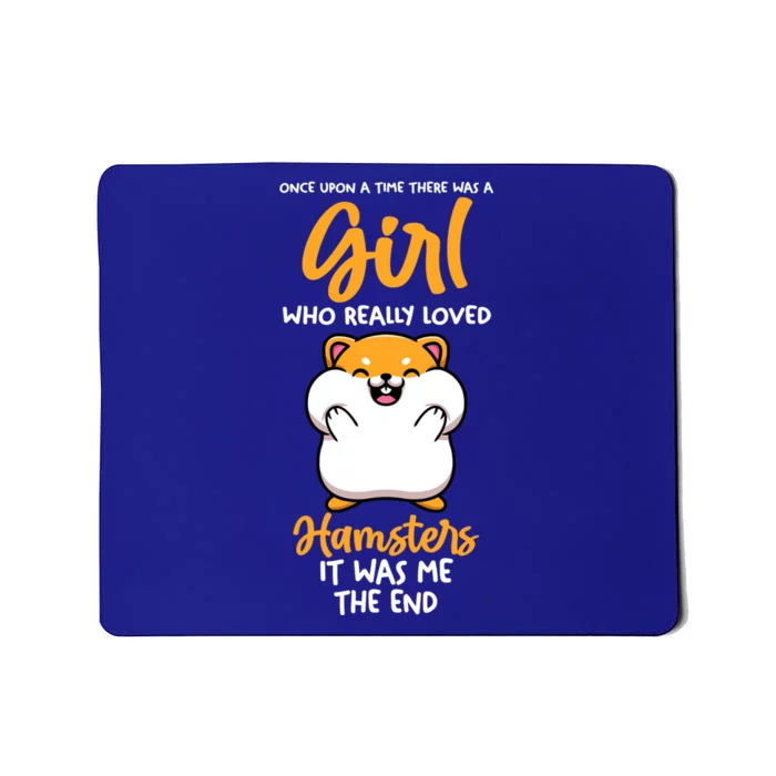 Girl Who Love Hamsters Gift Mousepad