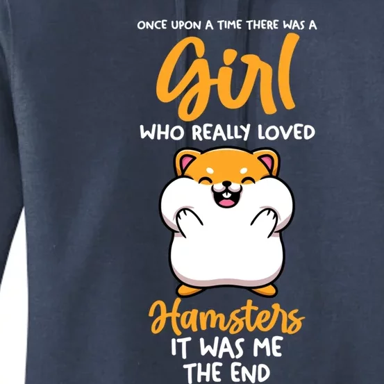 Girl Who Love Hamsters Gift Women's Pullover Hoodie