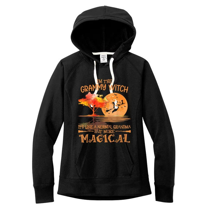 Grammy Witch Like Normal Grandma Buy Magical Halloween Women's Fleece Hoodie