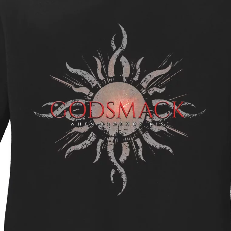 G.O.D.S.M.A.C.K When Legends Rise Ladies Long Sleeve Shirt