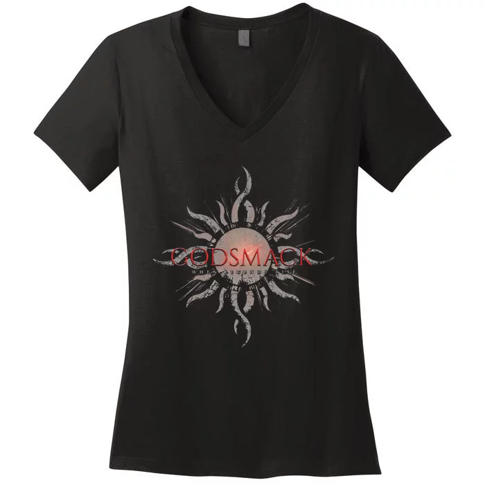 G.O.D.S.M.A.C.K When Legends Rise Women's V-Neck T-Shirt