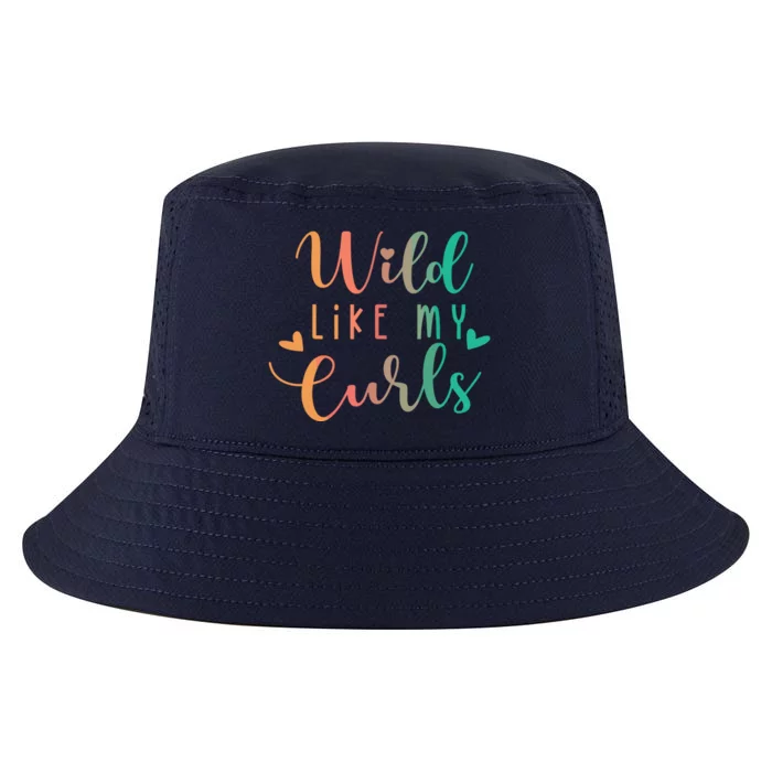 Girls Wild Like My Curls Funny Curly Hair Le Tie Dye Cool Comfort Performance Bucket Hat