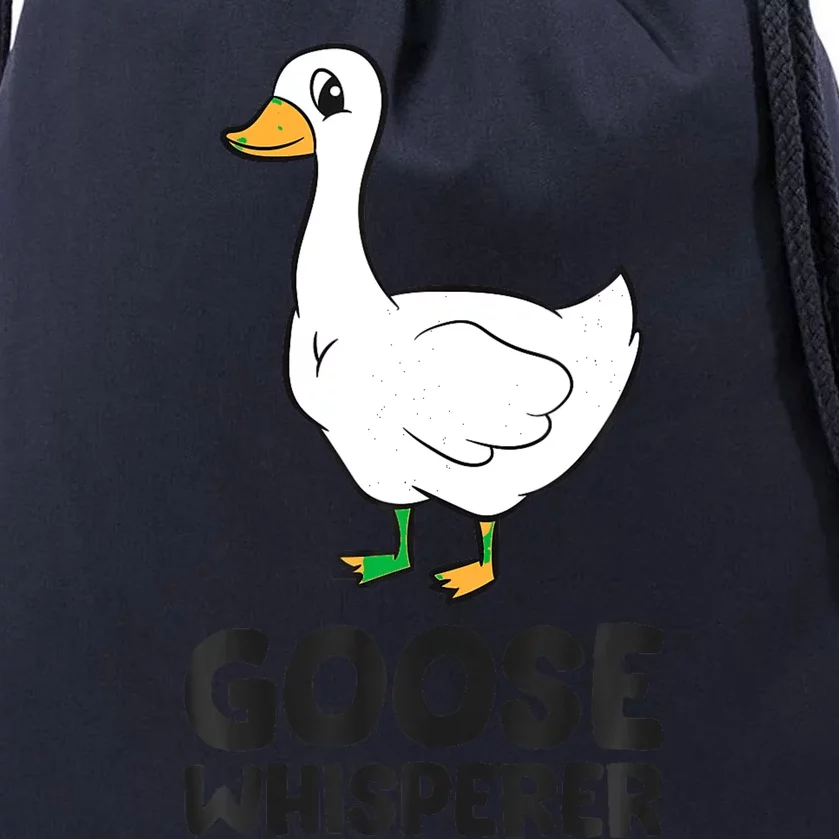 Goose Whisperer Love Goose Birds Funny Goose Drawstring Bag