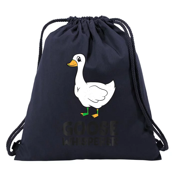 Goose Whisperer Love Goose Birds Funny Goose Drawstring Bag