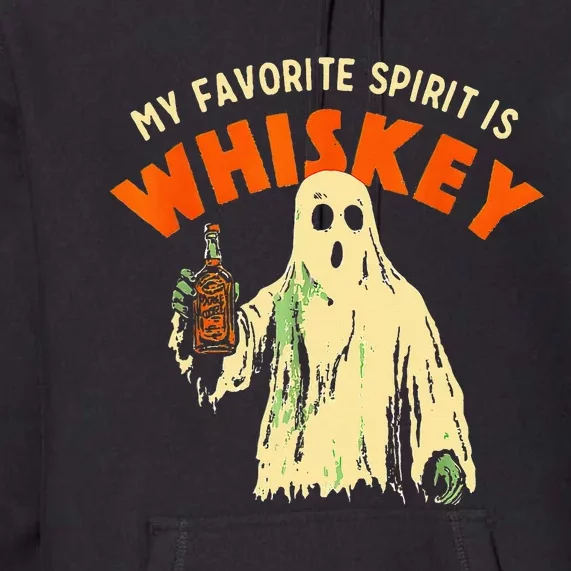 Ghost Whiskey My Favorite Spirit Is Whiskey Ghost Premium Hoodie