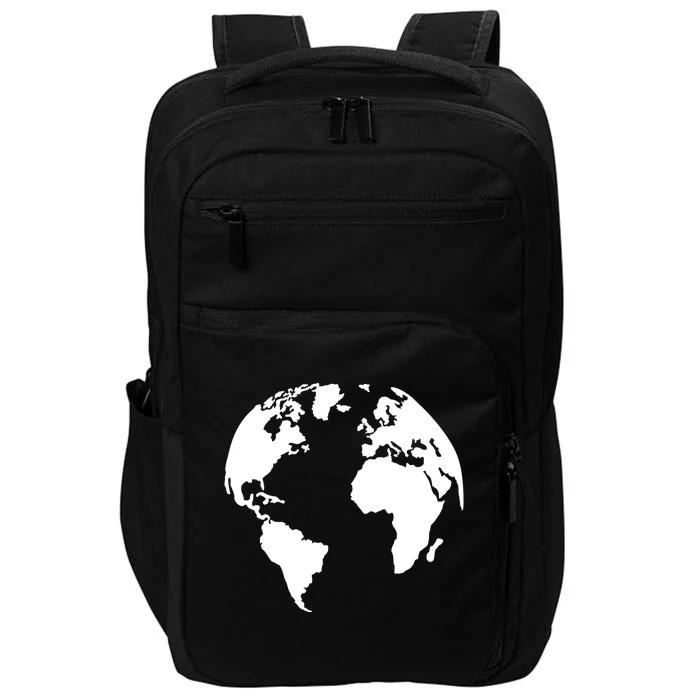 Globe World Map Gift Impact Tech Backpack