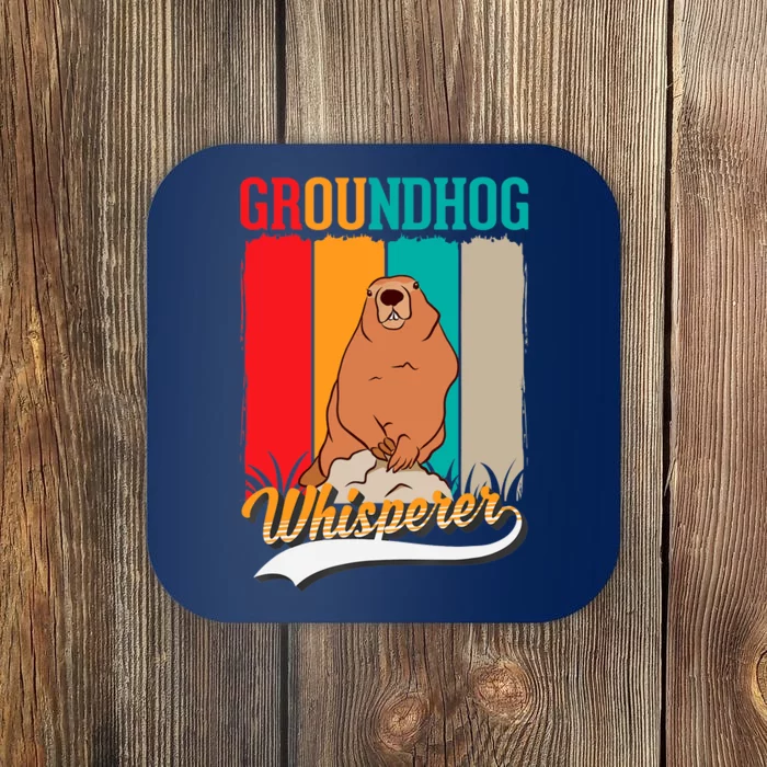 Groundhog Whisperer Marmot Whisperer Coaster