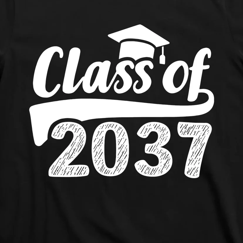 Grow With Me Class Of 2037 Graduation Preschool T-Shirt