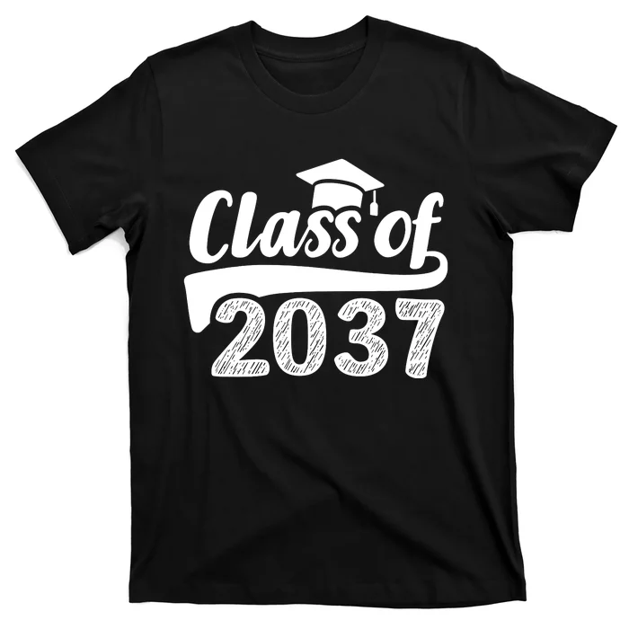 Grow With Me Class Of 2037 Graduation Preschool T-Shirt