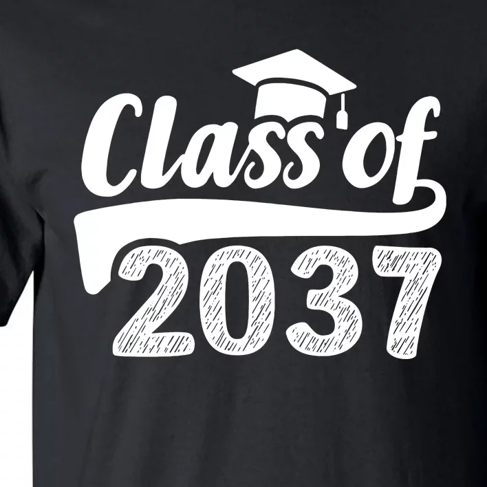 Grow With Me Class Of 2037 Graduation Preschool Tall T-Shirt