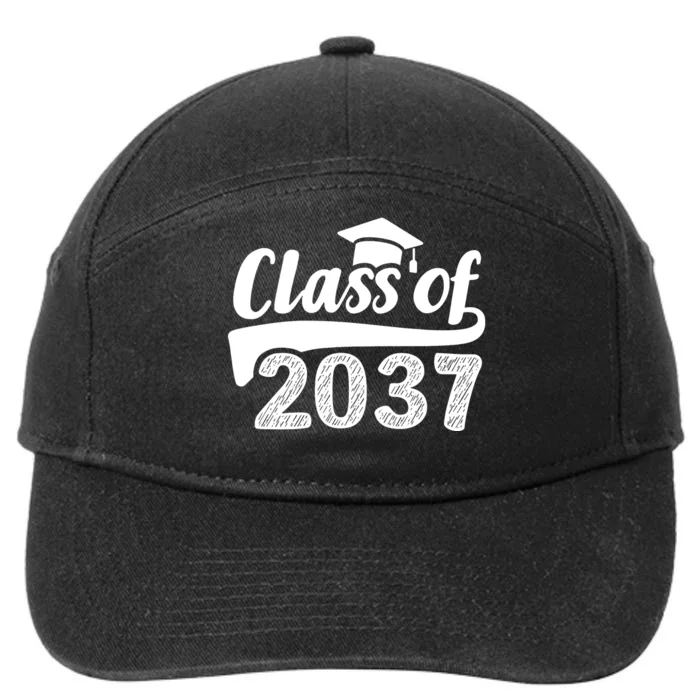 Grow With Me Class Of 2037 Graduation Preschool 7-Panel Snapback Hat