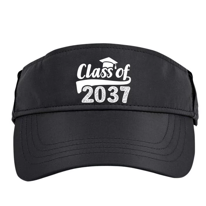 Grow With Me Class Of 2037 Graduation Preschool Adult Drive Performance Visor