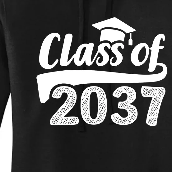 Grow With Me Class Of 2037 Graduation Preschool Women's Pullover Hoodie