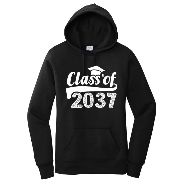 Grow With Me Class Of 2037 Graduation Preschool Women's Pullover Hoodie