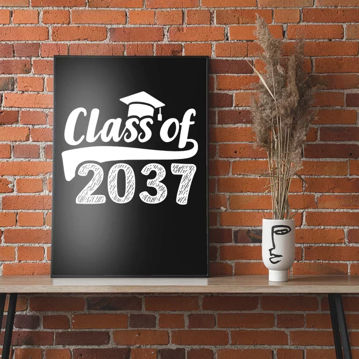 Grow With Me Class Of 2037 Graduation Preschool Poster