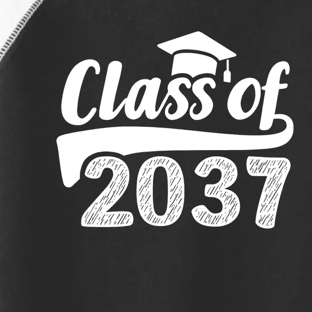 Grow With Me Class Of 2037 Graduation Preschool Toddler Fine Jersey T-Shirt