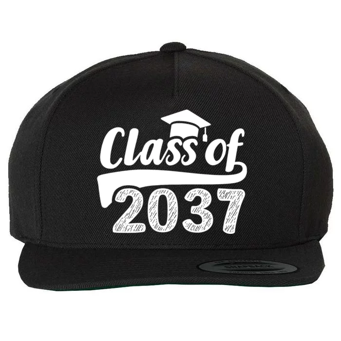 Grow With Me Class Of 2037 Graduation Preschool Wool Snapback Cap