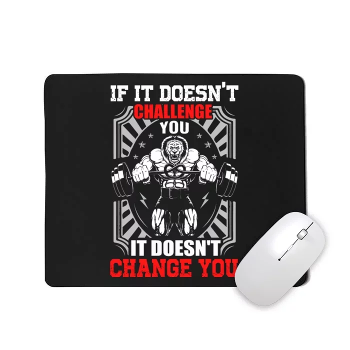 Gym Workout Motivational Mousepad