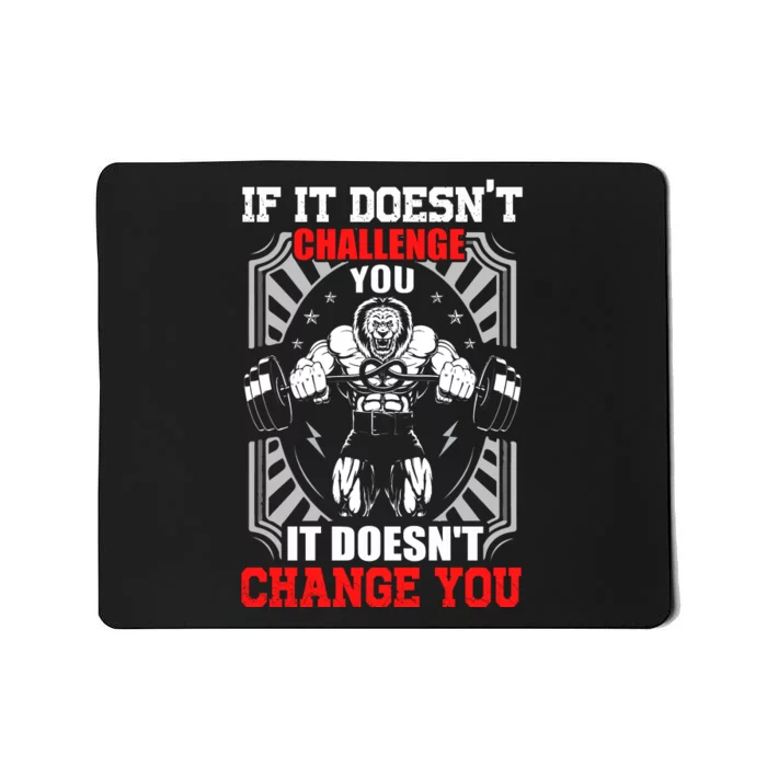 Gym Workout Motivational Mousepad