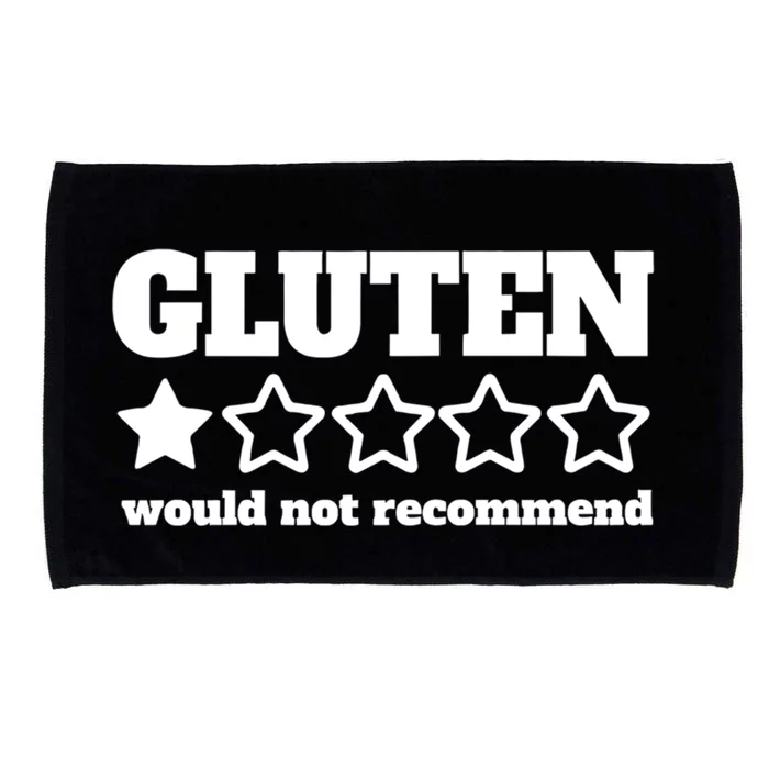 Gluten Would Not Recomd Celiac Disease Awareness Gluten Gift Microfiber Hand Towel