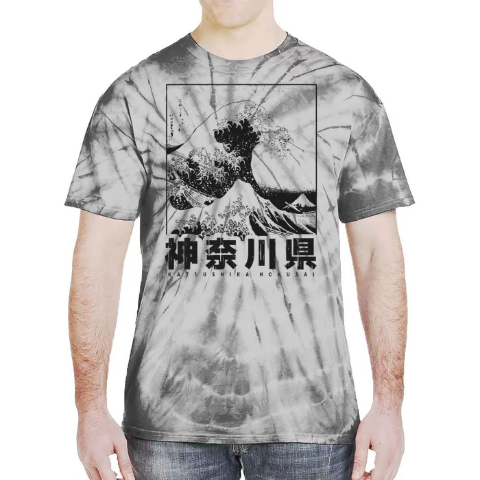 Great Wave Off Kanagawa Japan Aesthetic Japanese Art Tie-Dye T-Shirt