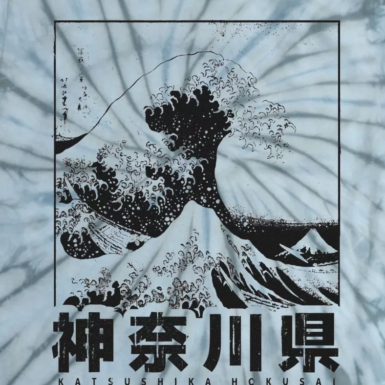 Great Wave Off Kanagawa Japan Aesthetic Japanese Art Tie-Dye T-Shirt