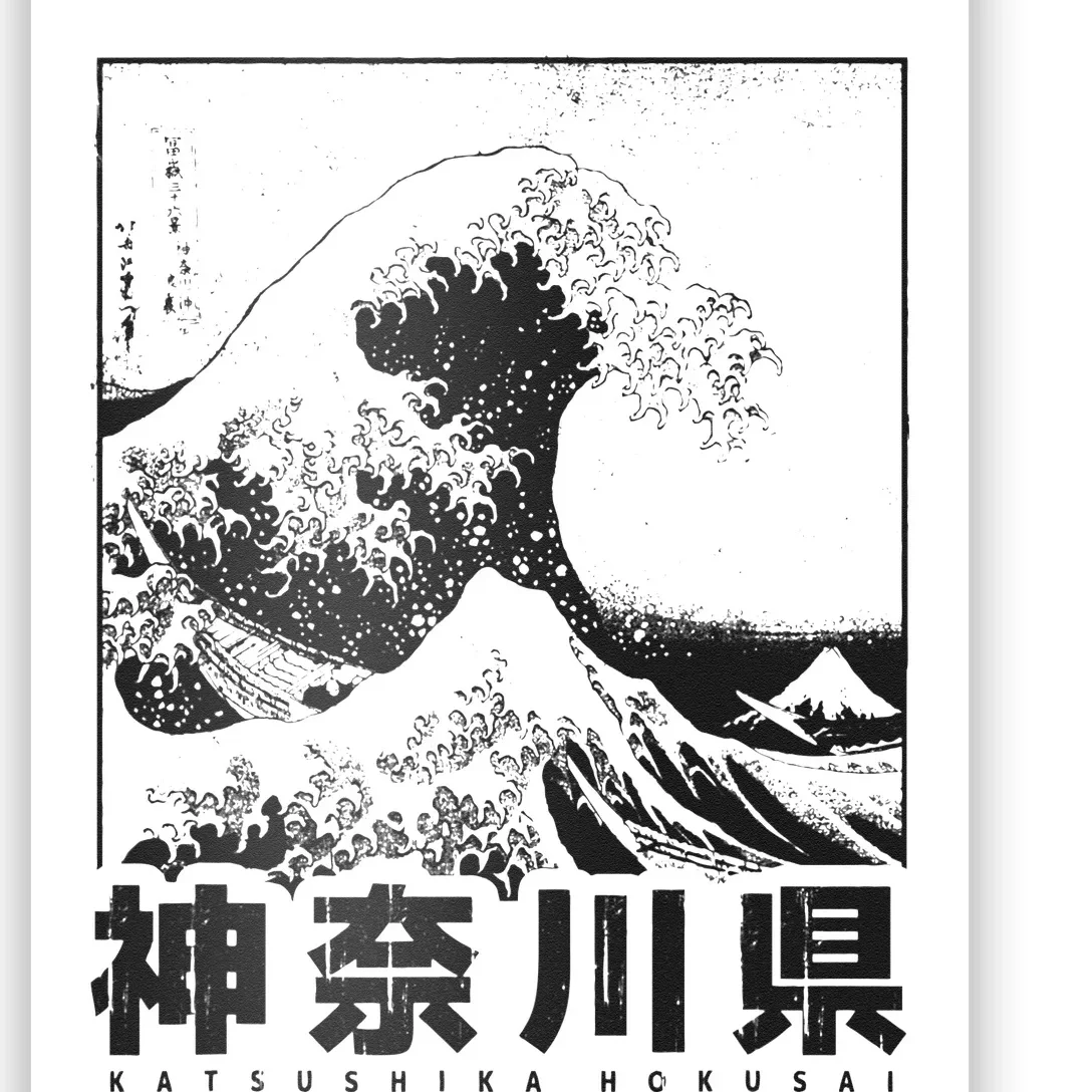 Great Wave Off Kanagawa Japan Aesthetic Japanese Art Poster