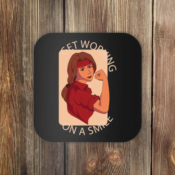 Get Working On A Smile Coaster