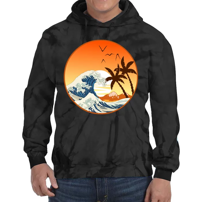 Great Wave Off Kanagawa Tie Dye Hoodie