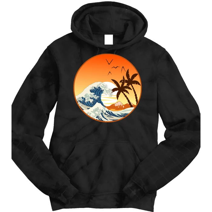 Great Wave Off Kanagawa Tie Dye Hoodie