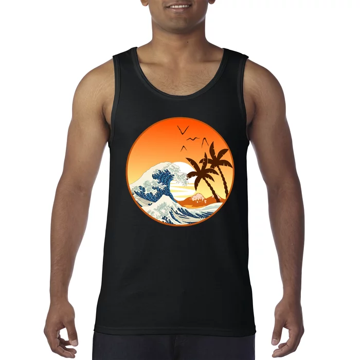 Great Wave Off Kanagawa Tank Top