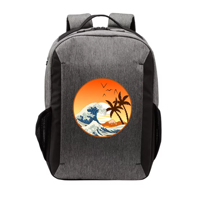 Great Wave Off Kanagawa Vector Backpack