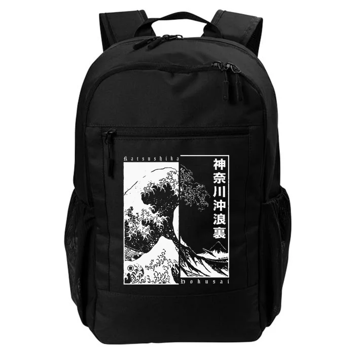 Great Wave Off Kanagawa Japanese Aesthetic Hokusai Daily Commute Backpack