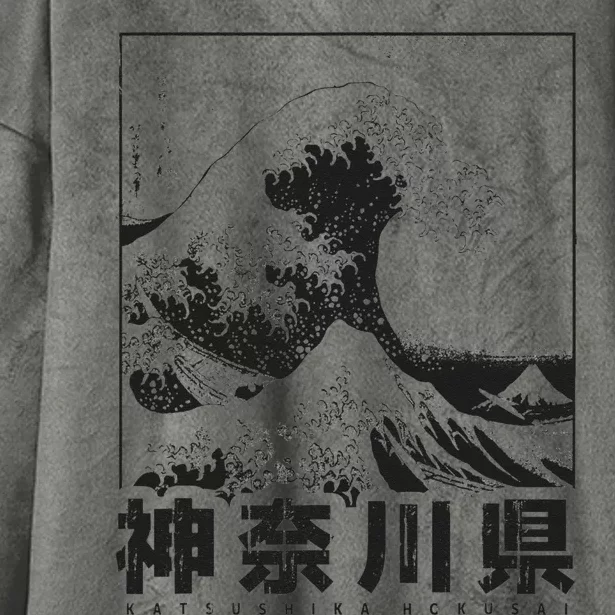 Great Wave Off Kanagawa Japan Aesthetic Japanese Art Hooded Wearable Blanket