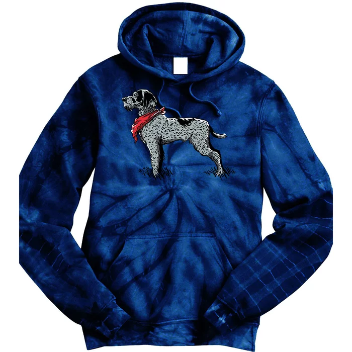 German Wirehaired Pointer Tie Dye Hoodie