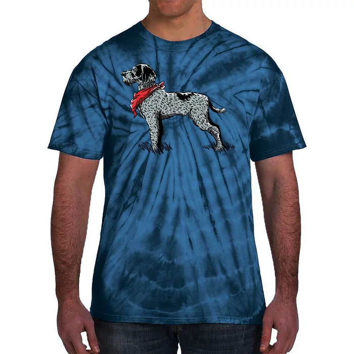 German Wirehaired Pointer Tie-Dye T-Shirt