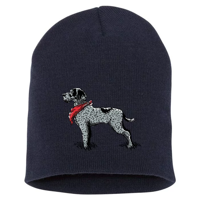 German Wirehaired Pointer Short Acrylic Beanie