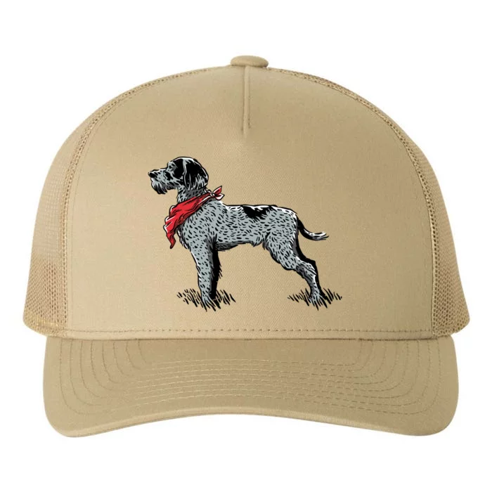 German Wirehaired Pointer Yupoong Adult 5-Panel Trucker Hat