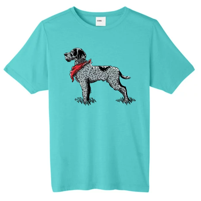 German Wirehaired Pointer ChromaSoft Performance T-Shirt