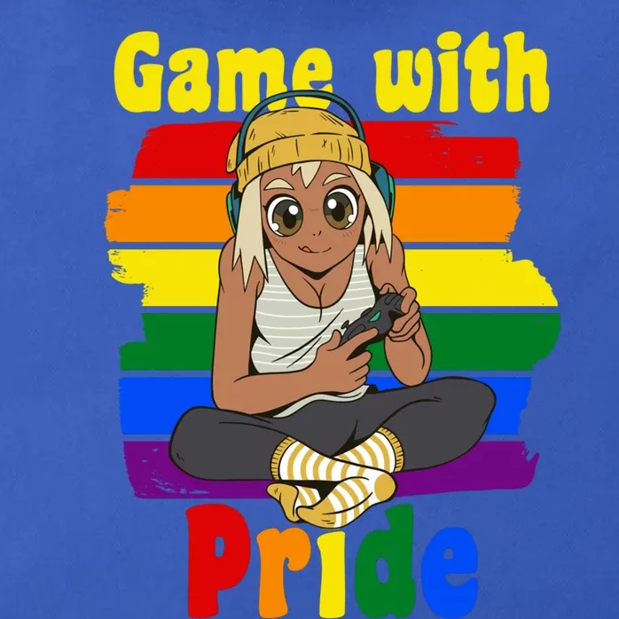 Game With Pride Gaymer Lesbian Gamer Gift Zip Tote Bag