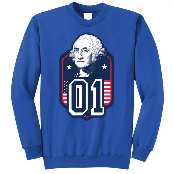 George Washington President Number 1 American Gift Tall Sweatshirt