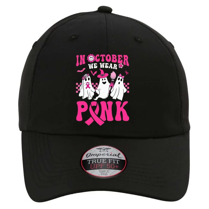 Groovy Wear Pink Breast Cancer Warrior Ghost Halloween The Original Performance Cap