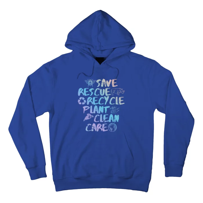 Global Warming Quote Save Rescue Recycle Plant Clean Care Funny Gift Hoodie