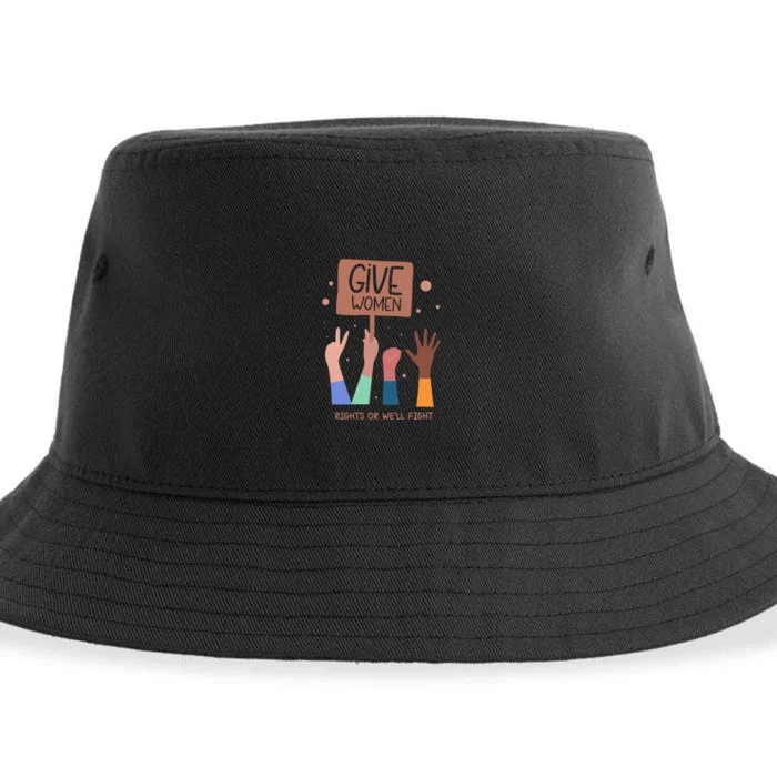 Give Women Rights Sustainable Bucket Hat