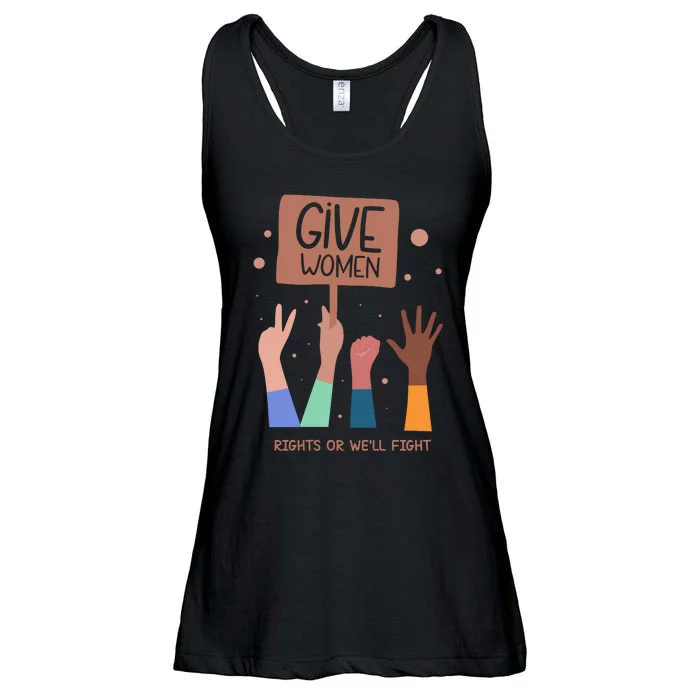 Give Women Rights Ladies Essential Flowy Tank