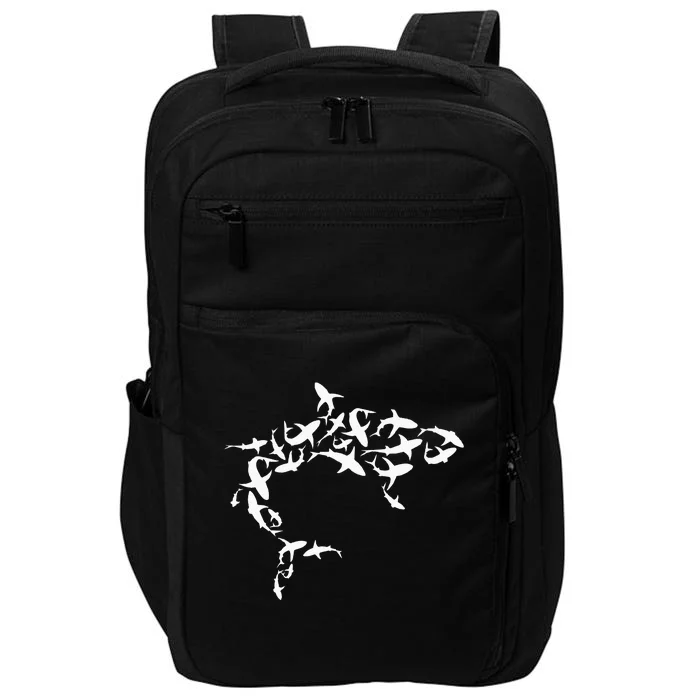 Great White Shark Lover Marine Biology Animal Science Impact Tech Backpack