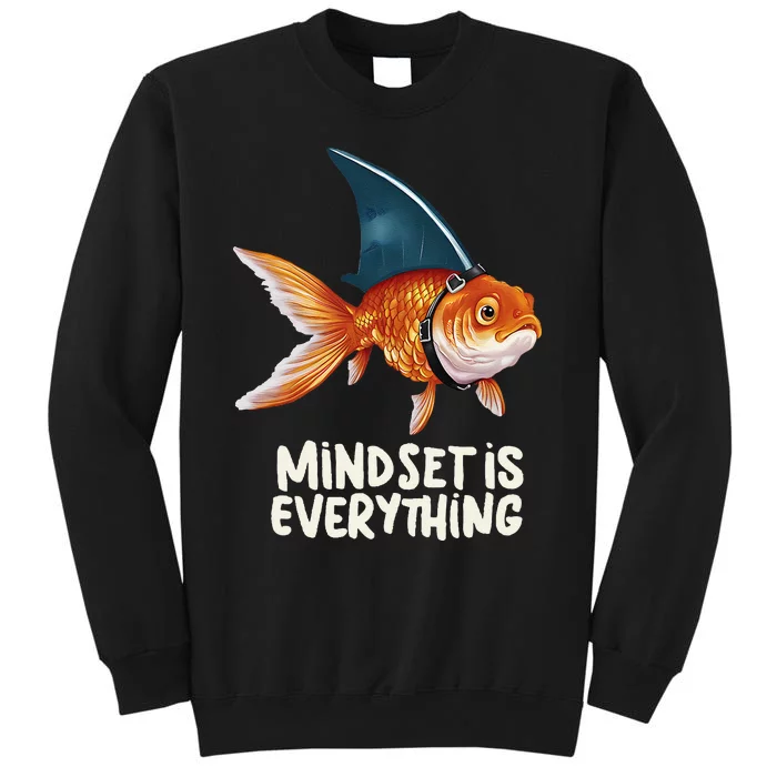 Goldfish With Shark Fin Costume Illustration Sweatshirt