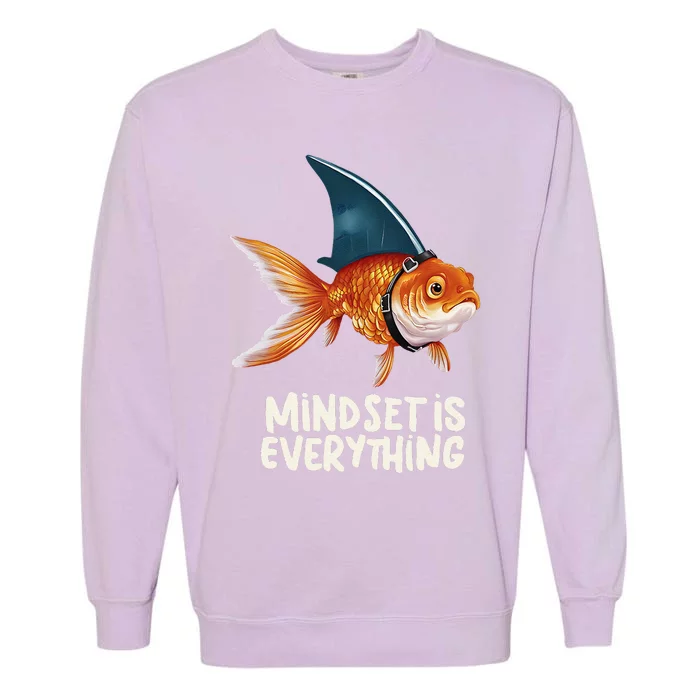 Goldfish With Shark Fin Costume Illustration Garment-Dyed Sweatshirt