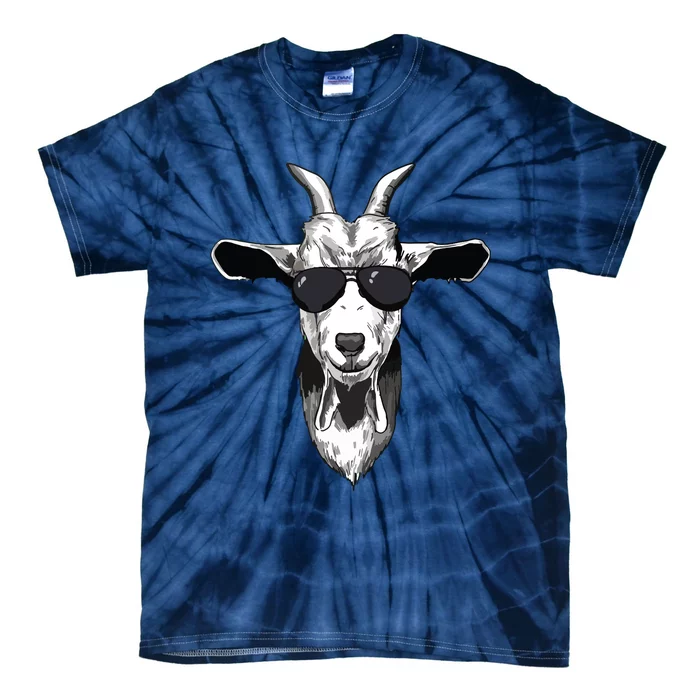 Goat With Sunglasses Tie-Dye T-Shirt