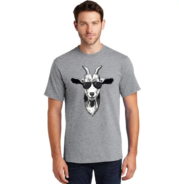 Goat With Sunglasses Tall T-Shirt